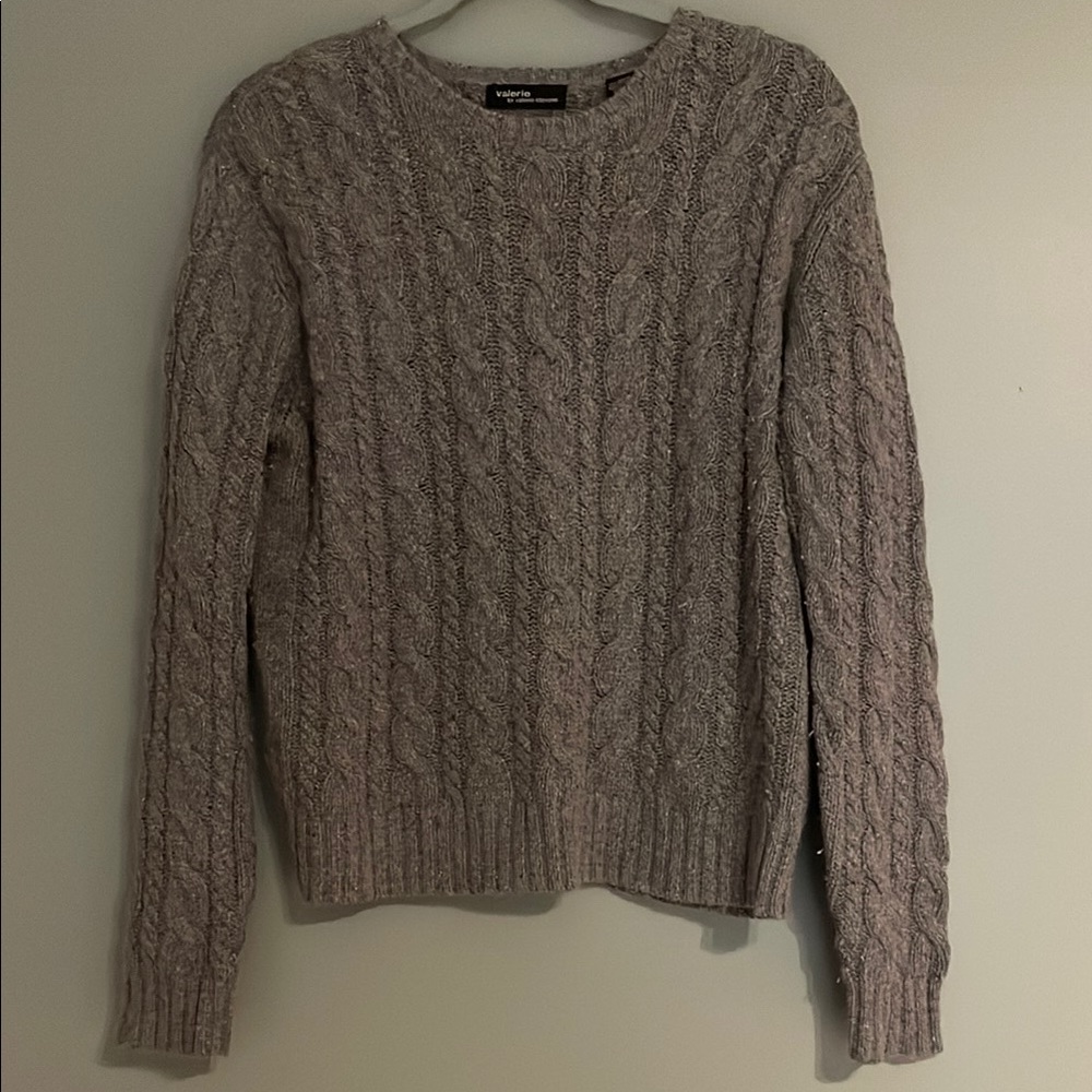 Valerie Stevens | Cable-Knit Sweater